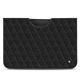 Lederschutzhülle Apple iPad Pro 12.9" (2018) - Ebène - Couture ( Sleek P C12 - Black ) 