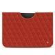 Pochette cuir Apple iPad Pro 12.9" (2018) - Papaye - Couture ( Pantone 180C ) 