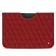 Pochette cuir Apple iPad Pro 12.9" (2018) - Tomate - Couture ( Pantone 187C ) 