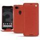 Google Pixel 3 XL leather case - Papaye ( Pantone 180C ) 