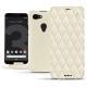 Custodia in pelle Google Pixel 3 XL - Blanc - Couture ( Bologna - White ) 