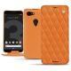 Lederschutzhülle Google Pixel 3 XL - Orange - Couture ( Nappa - Pantone 1495U ) 