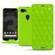 Lederschutzhülle Google Pixel 3 XL - Vert fluo - Couture
