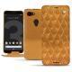 Google Pixel 3 XL leather case - Or Maïa - Couture