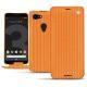 Google Pixel 3 XL leather case - Abaca arancio