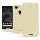 Capa em pele Google Pixel 3 XL - Beige PU
