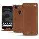 Housse cuir Google Pixel 3 XL - Marron PU