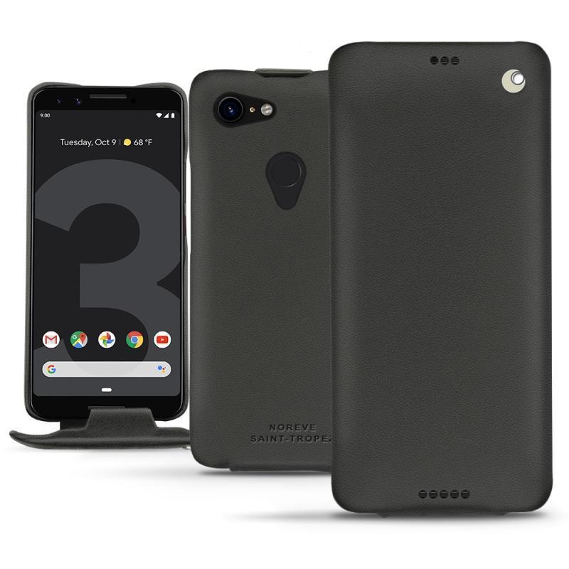 Google Pixel 3 XL leather case - Noir PU