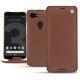 レザーケース Google Pixel 3 XL - Marron délicat