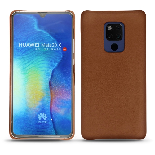 Funda de piel Huawei Mate 20 XMarron ( Nappa - Pantone #8B4720 ) 