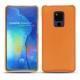 Coque cuir Huawei Mate 20 X - Orange ( Nappa - Pantone 1495U ) 