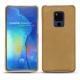 Coque cuir Huawei Mate 20 X - Sable vintage ( Roughtcut - Gaucho#57254 ) 