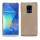 Coque cuir Huawei Mate 20 X - Taupe vintage ( Pantone 7530C ) 