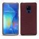 Custodia in pelle Huawei Mate 20 X - Lie de vin ( Pantone 5115C ) 