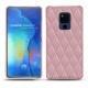Capa em pele Huawei Mate 20 X - Rose - Couture ( Nappa - Pantone 2365C ) 