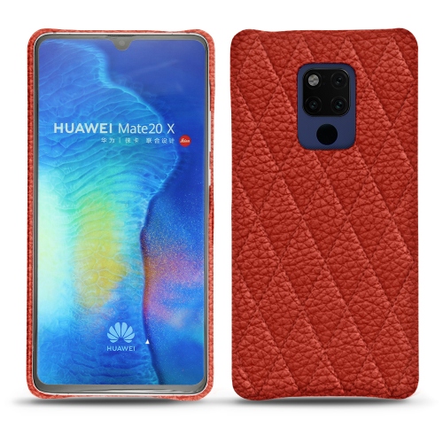 Capa em pele Huawei Mate 20 XPapaye - Couture ( Pantone #b54317 ) 