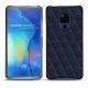 Huawei Mate 20 X leather cover - Cobalt - Couture ( Pantone 2766C ) 