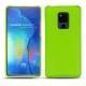 Huawei Mate 20 X leather cover - Vert fluo