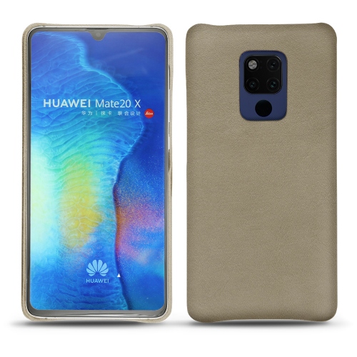 Custodia in pelle Huawei Mate 20 XDarboun sabla ( Pantone #BCB1A1 )