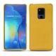 Coque cuir Huawei Mate 20 X - Jaune soulèu