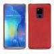 Huawei Mate 20 X leather cover - Rouge troupelenc