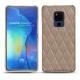Huawei Mate 20 X leather cover - Taupe vintage - Couture