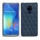Coque cuir Huawei Mate 20 X - Jean vintage - Couture