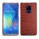 Coque cuir Huawei Mate 20 X - Autruche ciliegia