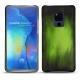 Huawei Mate 20 X leather cover - Vert Patine
