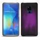 Coque cuir Huawei Mate 20 X - Violet Patine