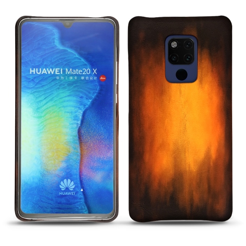 Funda de piel Huawei Mate 20 XFauve Patine