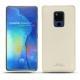 Huawei Mate 20 X leather cover - Blanc PU