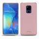 Huawei Mate 20 X leather cover - Rose PU