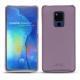 Coque cuir Huawei Mate 20 X - Lilas PU