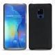 Coque cuir Huawei Mate 20 X - Noir élégant