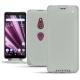 Housse cuir Sony Xperia XZ3 - Gris ( Nappa - Pantone W428C ) 