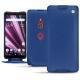 Sony Xperia XZ3 leather case - Bleu océan ( Nappa - Pantone 293C ) 