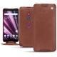 Custodia in pelle Sony Xperia XZ3 - Passion vintage ( Glutton - Red ) 