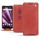 Sony Xperia XZ3 leather case - Cerise vintage ( Pantone 185C ) 