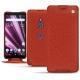 Sony Xperia XZ3 leather case - Papaye ( Pantone 180C ) 