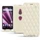 Lederschutzhülle Sony Xperia XZ3 - Blanc - Couture ( Bologna - White ) 
