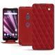 硬质真皮保护套 Sony Xperia XZ3 - Rouge - Couture ( Nappa - Pantone 199C ) 