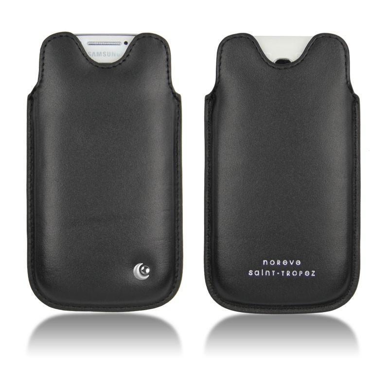 Lederschutzhülle Samsung GT-i9190 Galaxy S4 mini - Noir ( Nappa - Black ) 