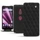 Sony Xperia XZ3 leather case - Ebène - Couture ( Sleek P C12 - Black ) 