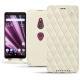 Housse cuir Sony Xperia XZ3 - Blanc escumo - Couture