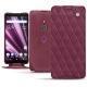 Custodia in pelle Sony Xperia XZ3 - Prune vintage - Couture