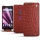 Sony Xperia XZ3 leather case - Autruche ciliegia
