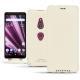 Sony Xperia XZ3 leather case - Blanc PU