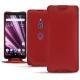 Sony Xperia XZ3 leather case - Rouge PU