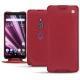 Housse cuir Sony Xperia XZ3 - Rouge passion